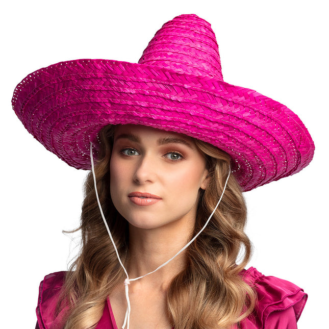 Sombrero rosa 49 cm