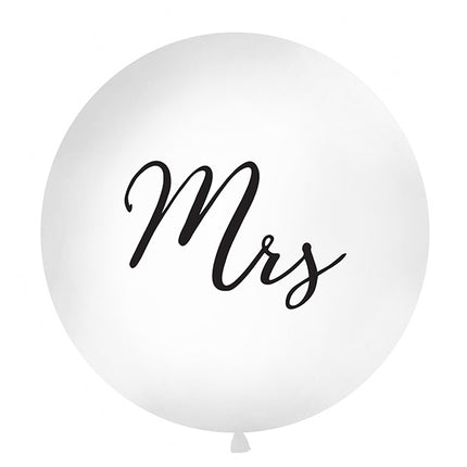 Palloncino bianco Mrs 1m