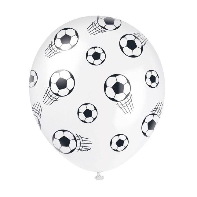 Palloncini calcio 30cm 5pz