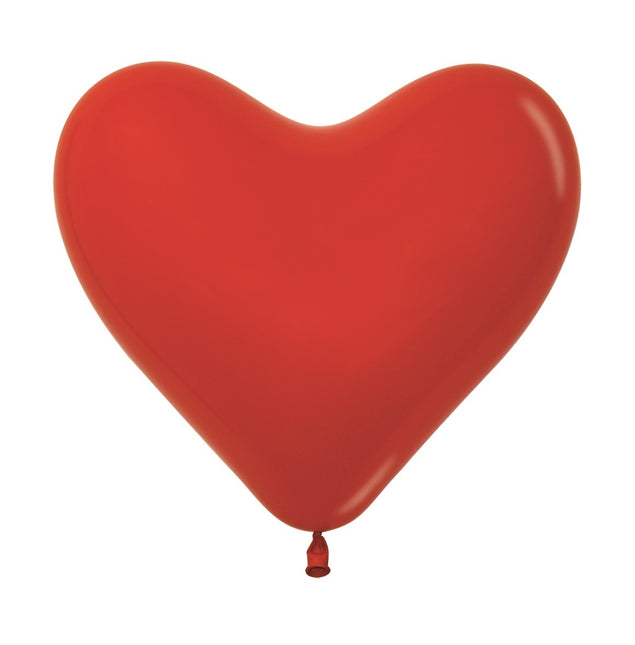 Palloncini Cuore Rosso 30cm 50pz