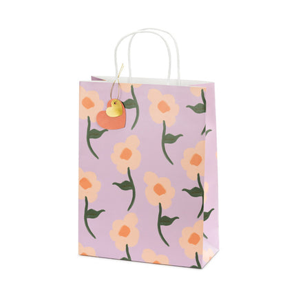 Borse per feste Fiori Rosa 32cm