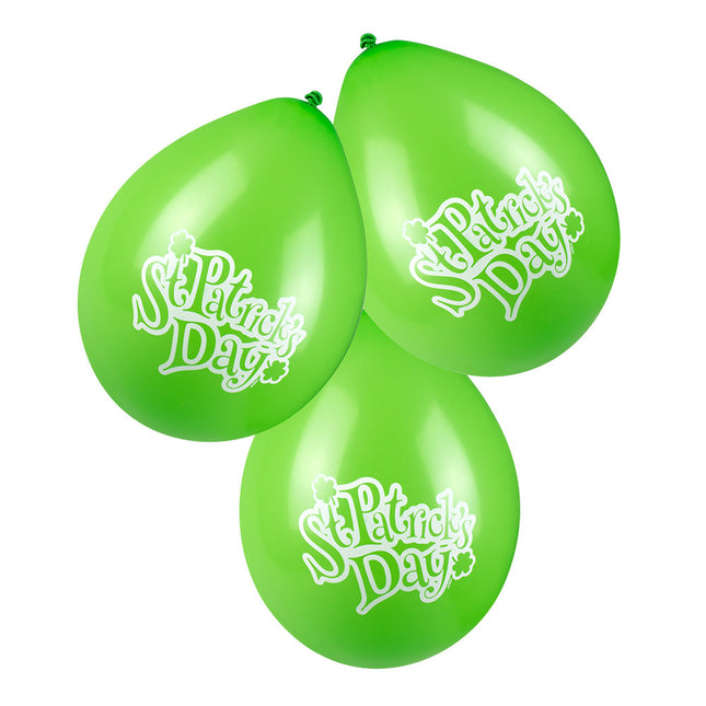 St. Palloncini per la Festa di Patrizio in lattice a doppia faccia da 25 cm 6 pezzi