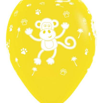 Palloncini Animali della Giungla Mix 30cm 25pz