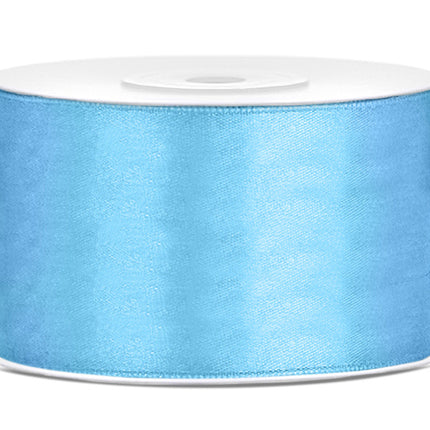 Nastro di raso azzurro 38mm 25m