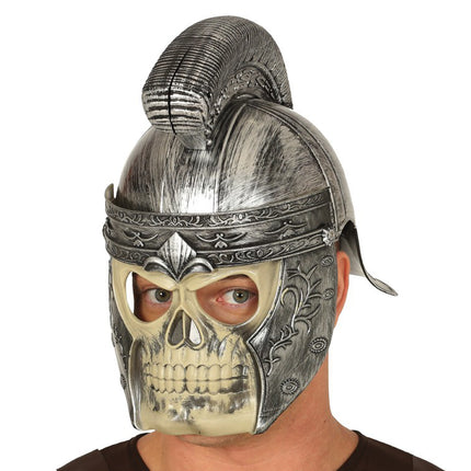 Casco teschio romano di Halloween