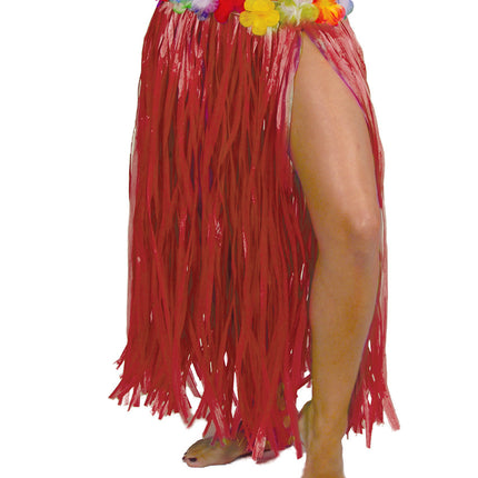 Gonna Hawaii rossa 75 cm