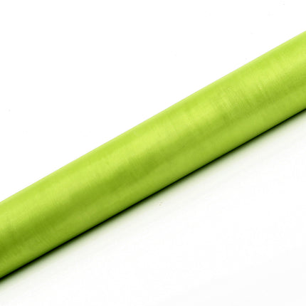 Tessuto Organza Verde Lime 36cm 9m