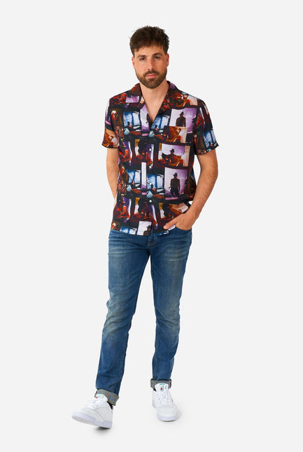Camicia A Nightmare On Elmstreet a maniche corte da uomo <tc>OppoSuits</tc>