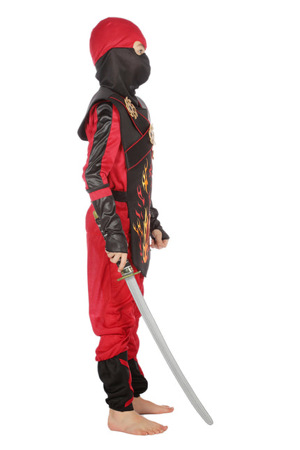 Tuta Ninja Bambino Fuoco
