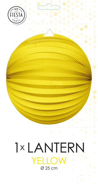 Lampione giallo 25 cm