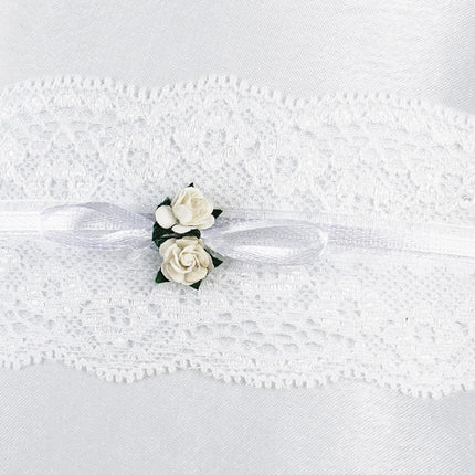 Cuscino ad anello in pizzo 16 cm