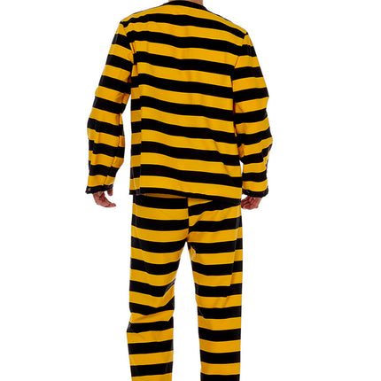 Abito Villain Giallo Nero Uomo Lusso
