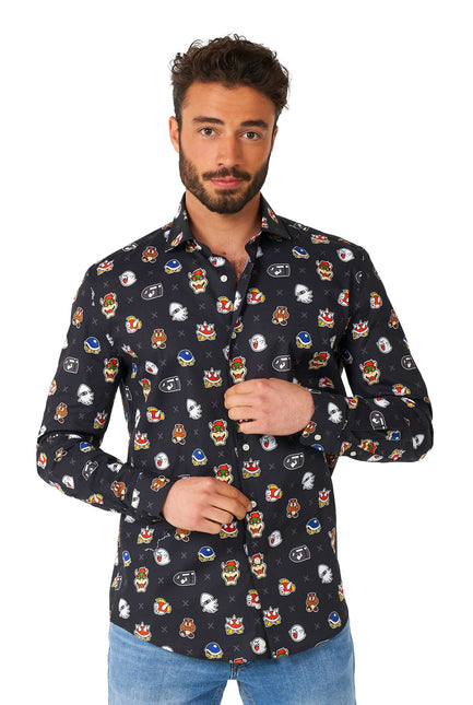 Super Mario Bad Guys Shirt Uomo <tc>OppoSuits</tc>