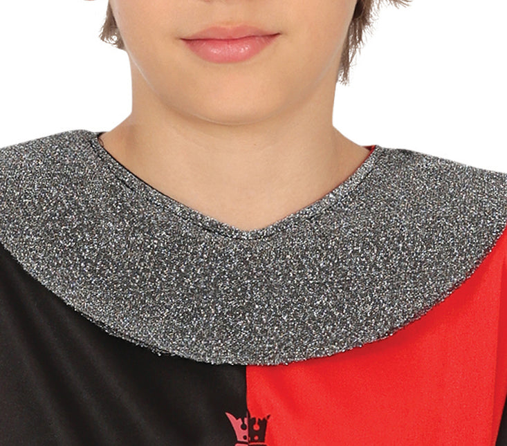 Costume da Cavaliere Rosso Nero Bambino