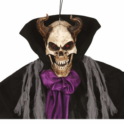 Decorazione appesa di Halloween Demone con luce 1,5 m