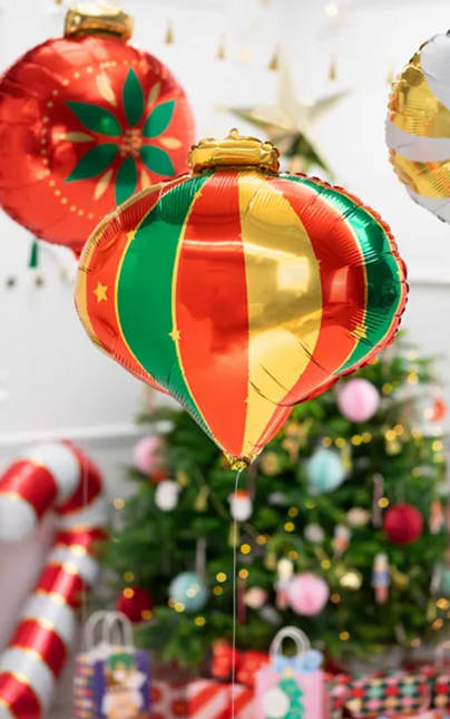 Pallone di Natale a elio vuoto 51 cm