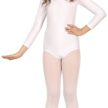 Body da bambina Bianco