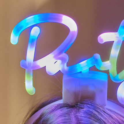 Cerchietto per capelli da festa a led