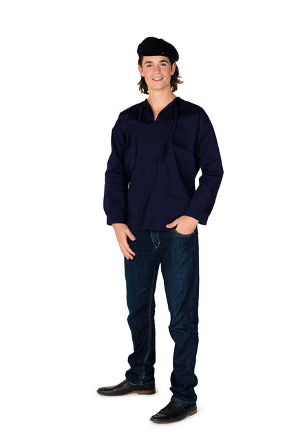 Smock da contadino da uomo blu scuro