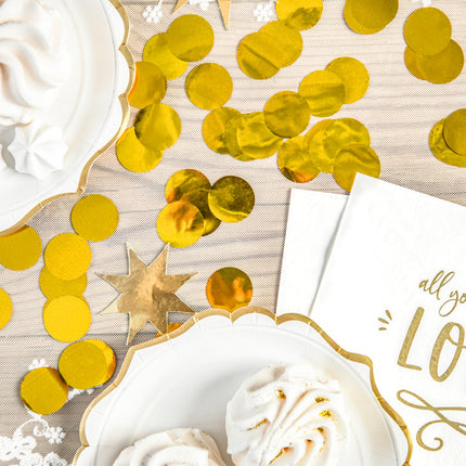 Coriandoli tondi oro