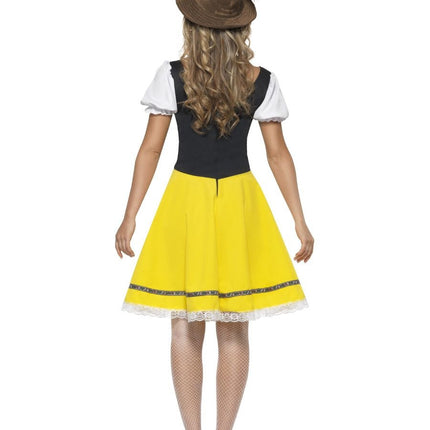 Abito Dirndl Oktoberfest Giallo