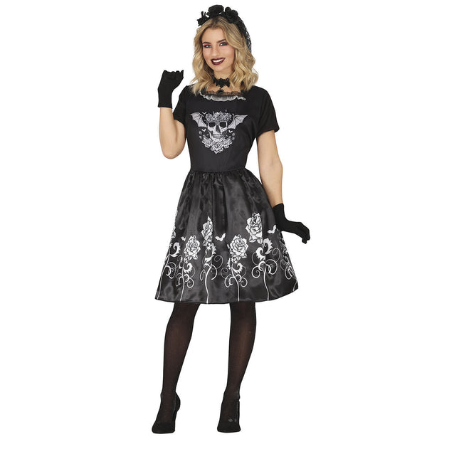Vestito da fantasma per Halloween nero