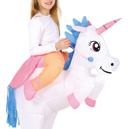Costume da unicorno gonfiabile bambino 7/9 anni