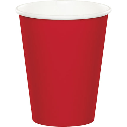 Tazze rosse 256ml 8pz