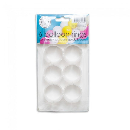 Anelli per palloncini 6 pezzi
