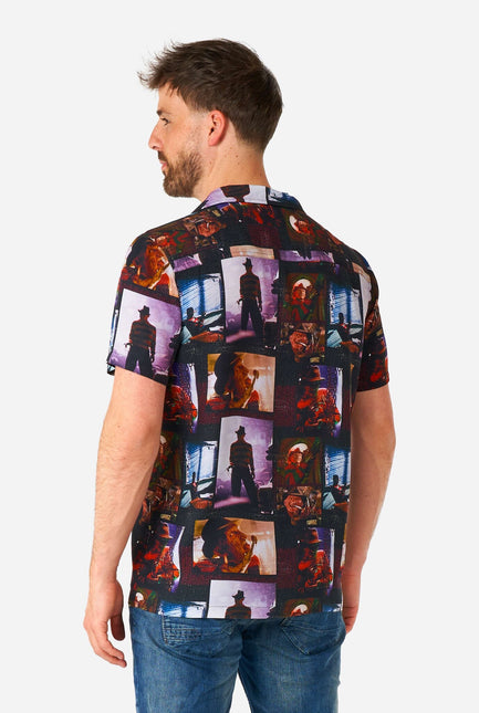 Camicia A Nightmare On Elmstreet a maniche corte da uomo <tc>OppoSuits</tc>