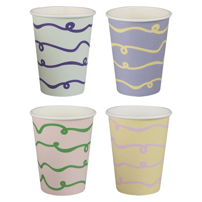 Tazze colorate 8 pezzi