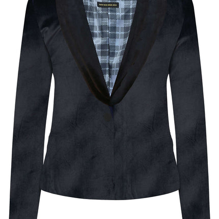 Blazer in velluto nero da donna <tc>OppoSuits</tc>