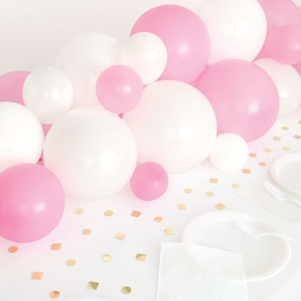 Set decorazione ghirlanda di palloncini rosa