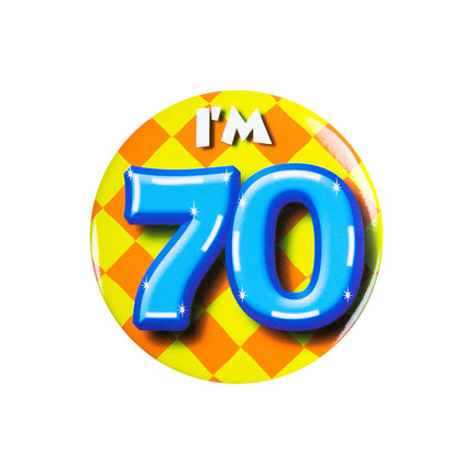 Ho 70 anni Pulsante 70 Anni 5,5 cm
