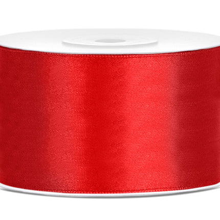 Nastro di raso rosso 38mm 25m