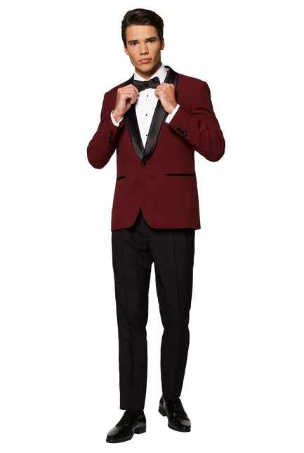 Smoking rosso bordeaux da uomo <tc>OppoSuits</tc>