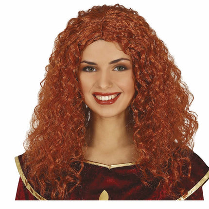 Riccioli di parrucca arancione