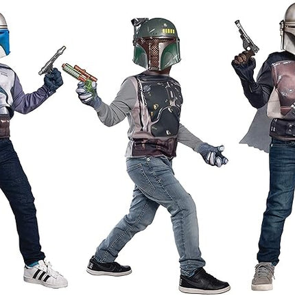 Set di costumi da cacciatori di taglie di Star Wars 19 pezzi