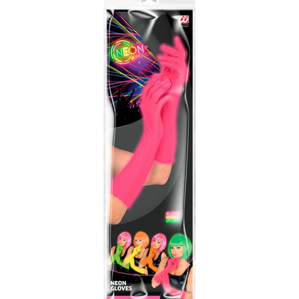 Guanti rosa neon