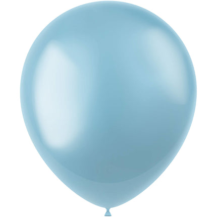 Palloncini azzurri Metallic Sky Blue 33cm 100pz