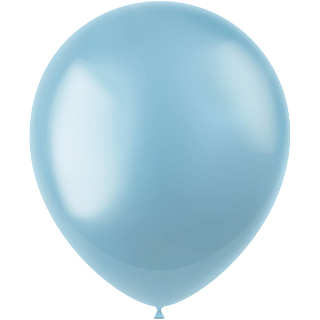 Palloncini azzurri Metallic Sky Blue 33cm 100pz