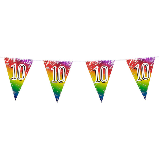 Ghirlanda arcobaleno 10 anni 6m