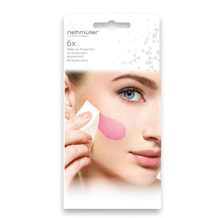 Spugnette per il trucco bianche 6 pezzi