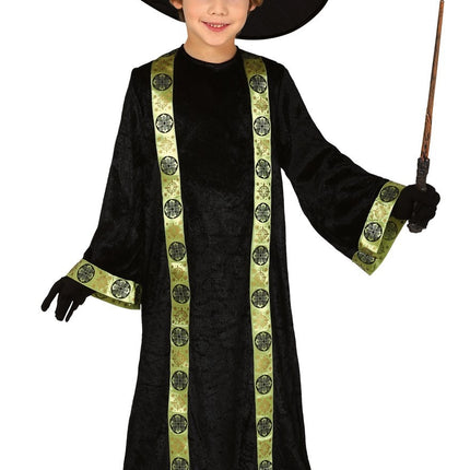 Costume da mago bambino oro