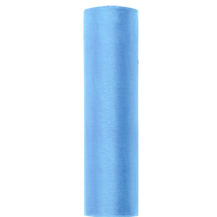 Tessuto di organza azzurro 16cm 9m