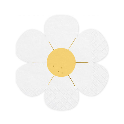 Tovaglioli a fiori 16,5 cm 12 pezzi