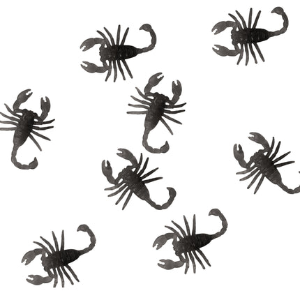 Decorazioni da tavolo nere per Halloween: rotoli da 6 cm 7 pezzi