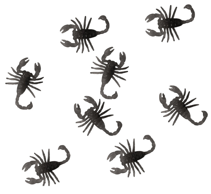 Decorazioni da tavolo nere per Halloween: rotoli da 6 cm 7 pezzi