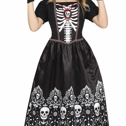 Costume di Halloween gotico da ragazza regina