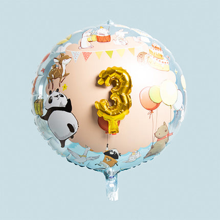 Palloncino ad elio Animali Figure 3D 56cm